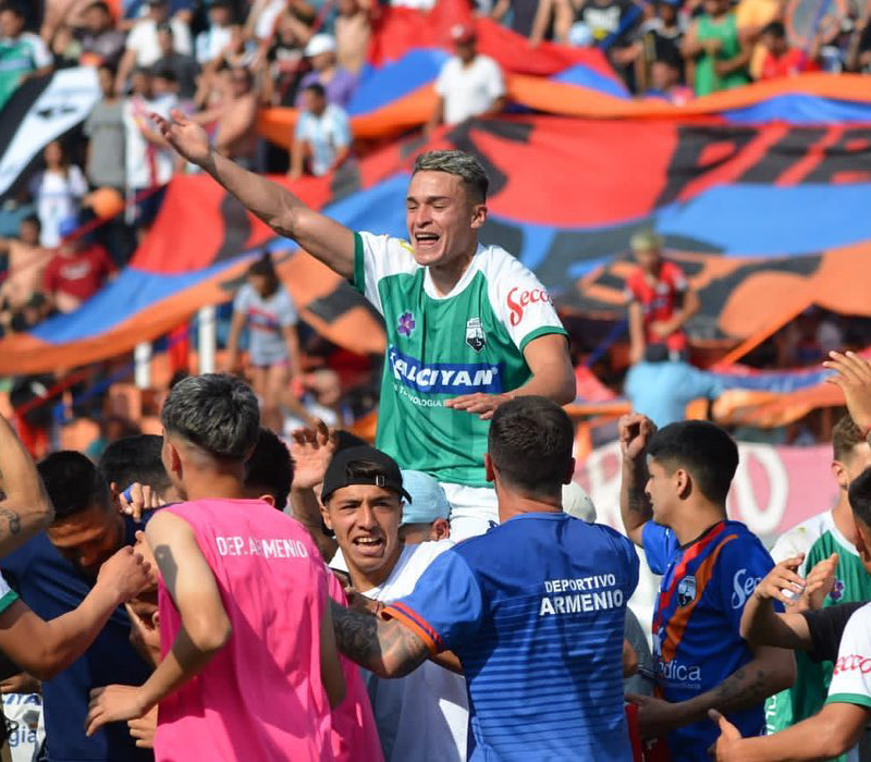 armenio campeon festejo Nicolas Sanchez