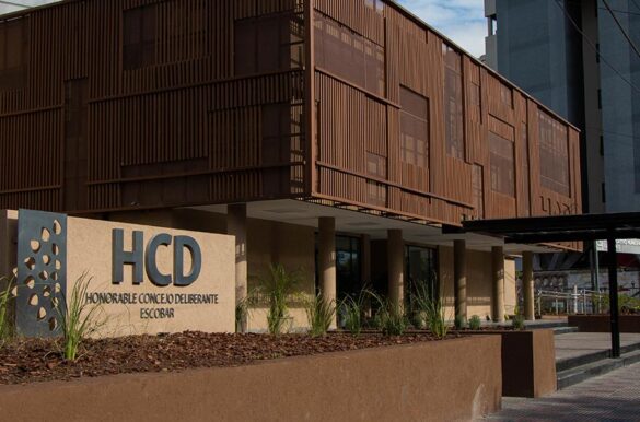 Fachada del nuevo edificio del HCD de Escobar
