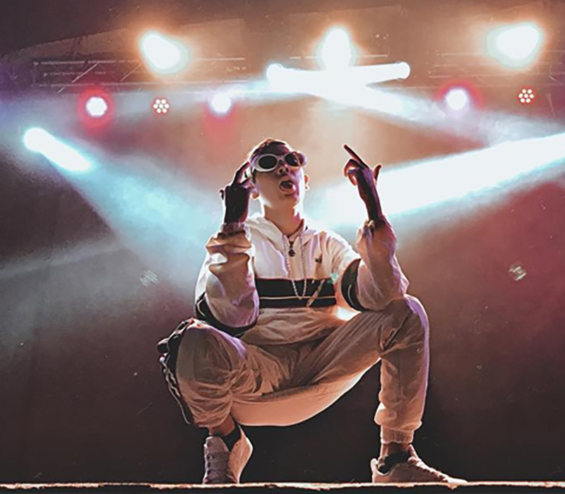 lucho ssj en el escenario