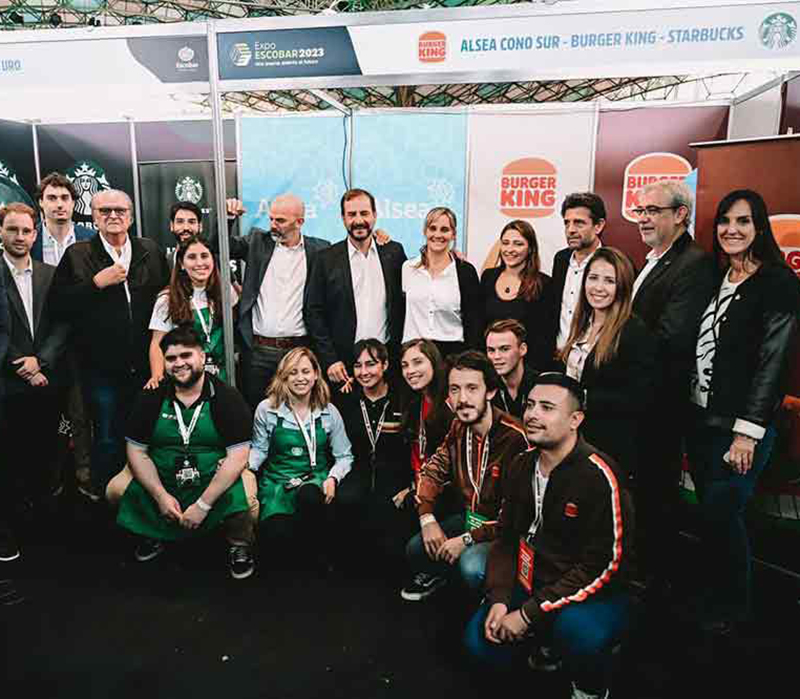 Expoescobar 2023 starbuks y burger king