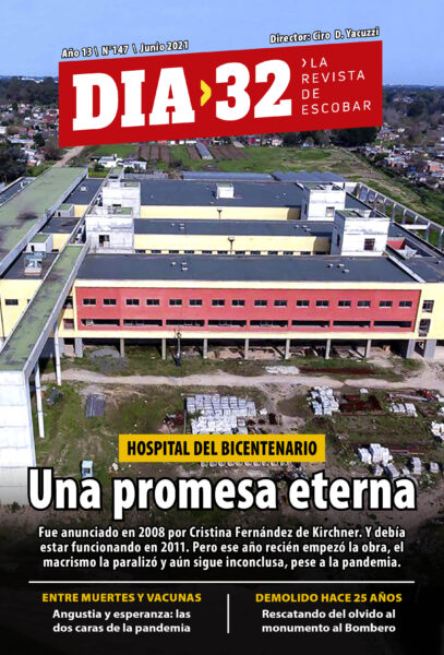 Tapa DIA 32 Junio 2021 sobre el Hospital del Bicentenario
