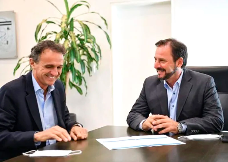 Gabriel Katopodis y Ariel Sujarchuk