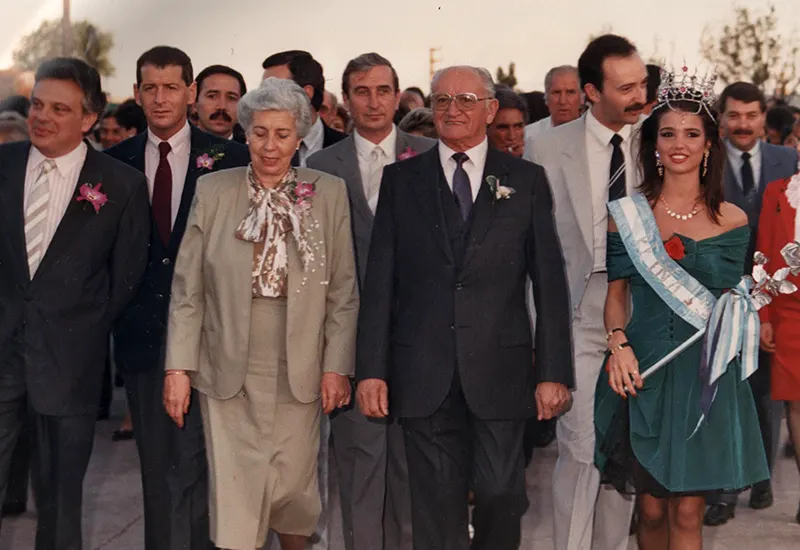 Luis Brussi, mentor del carrillón de la Fiesta de la Flor