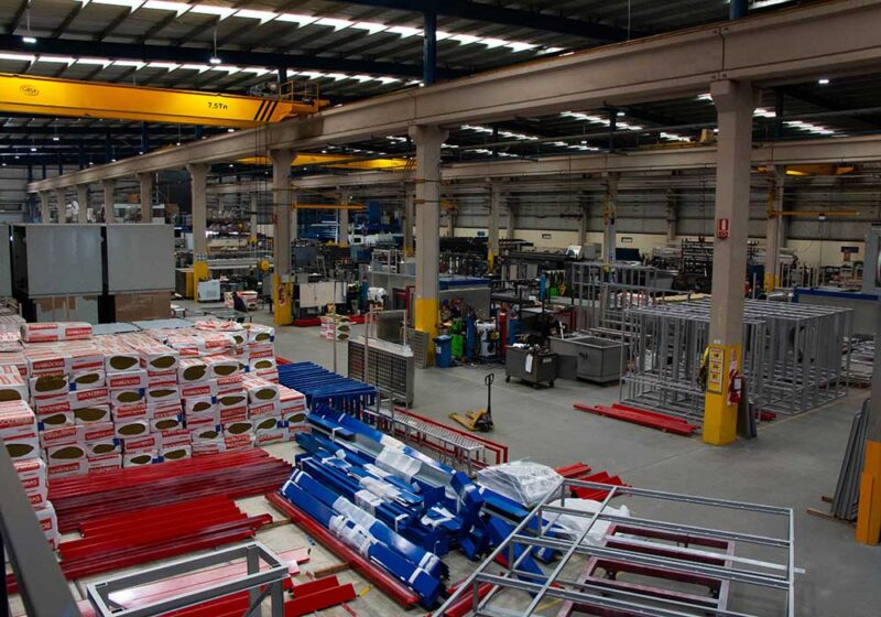 interior de la planta de Gottert de Escobar