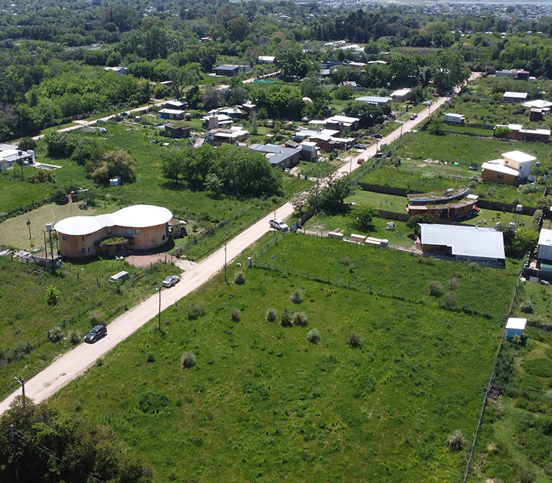 vista aérea del Barrio de la Música