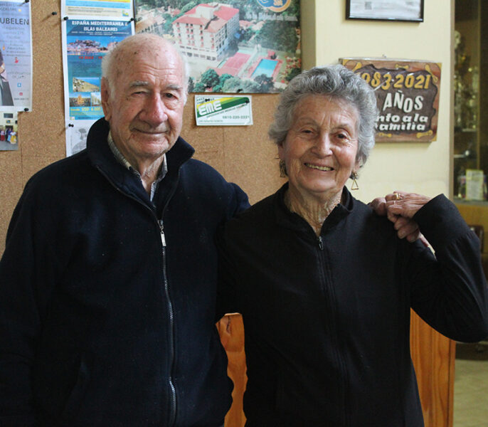 Ángel Gaytán y su esposa, María Rosa Blanco