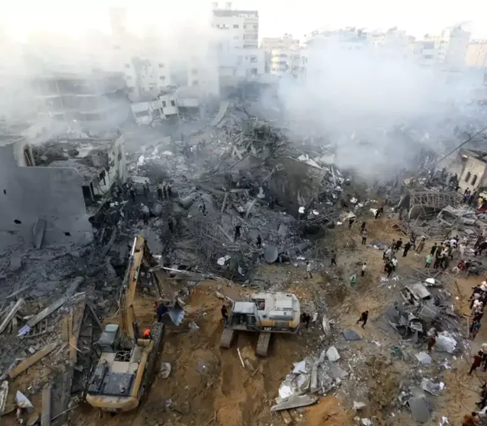 bombardeos entre Israel y Paleestina
