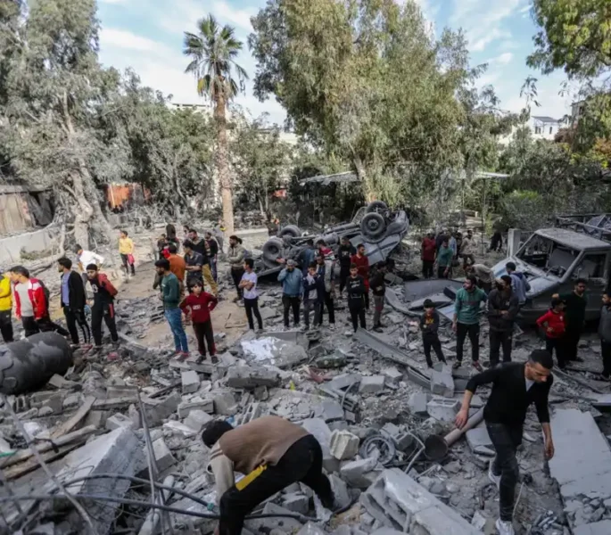bombardeos entre Israel y Paleestina